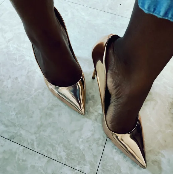 Rose Gold Heels - Picture 2 of 7